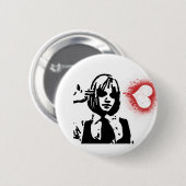 Love Kills Ronde Button 5,7 Cm (Voorkant /achterkant)