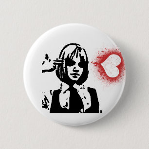 Love Kills Ronde Button 5,7 Cm