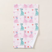 Love Kitties (Serviette à main)