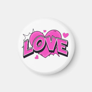 LOVE Klein, 3.2 cm (1.25") Magneet