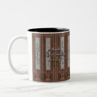 Love Knoks On Front Door Mug