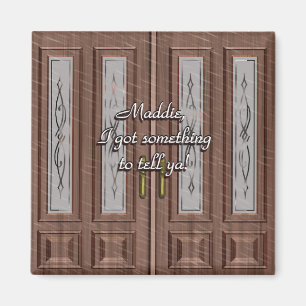 Love Knoks Sur Le Magnet De Porte Avant