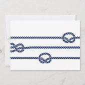 Love Knot Invitation Kaart (Achterkant)