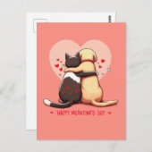 Love knows no bounds briefkaart (Voorkant / Achterkant)