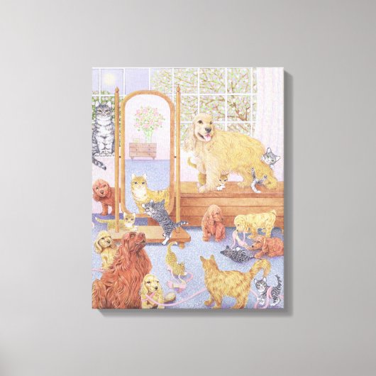 Love knows no bounds canvas afdruk (Voorkant)