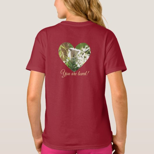 Love & koala, T-shirt (Dos)