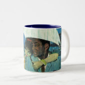 Love komt bij Miss Lucas Tweekleurige Koffiemok (Voorkant rechts)