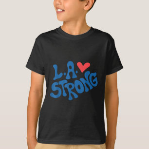 Love La Heart Los Angeles Sterk Ondersteunend T-shirt