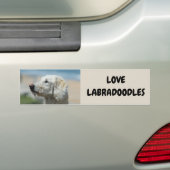 Love Labradoodles Bumpersticker (Op auto)