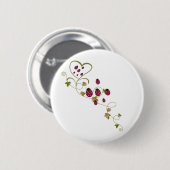 Love Ladybugs Ronde Button 5,7 Cm (Voorkant /achterkant)