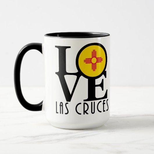LOVE Las Cruces 15oz Mok (Links)