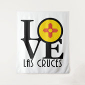 LOVE Las Cruces New Mexico Wandkleed (Voorkant)