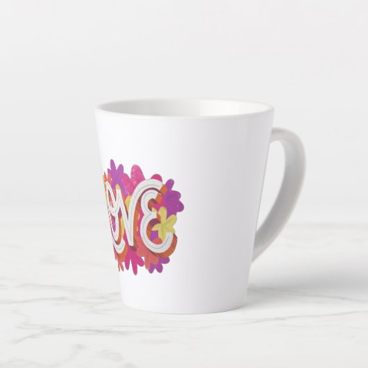 LOVE Latte Mug (Angle droit)