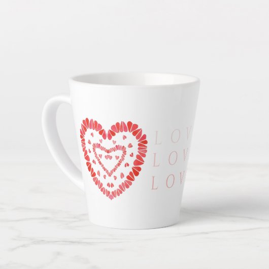 LOVE Latte Mug (Angle gauche)