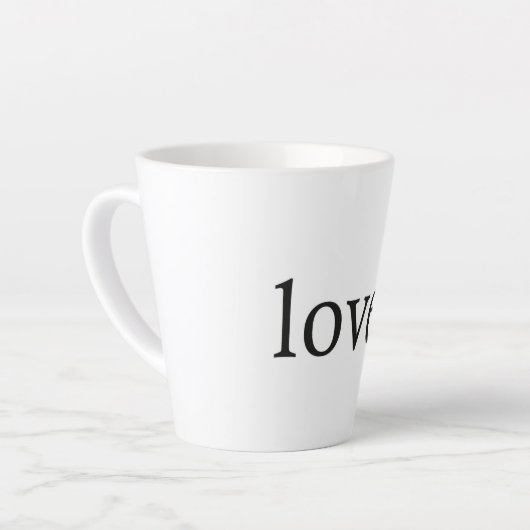 Love Latte Mug (Angle gauche)