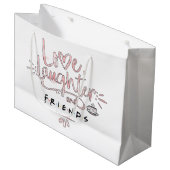 Love, Laughter and FRIENDS™ Groot Cadeauzakje (Voorkant Gekanteld)