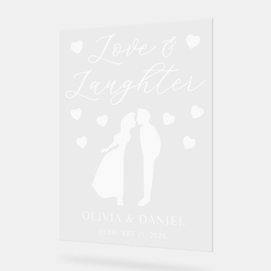 Love & Laughter Personalized Wedding Reception (Angle)