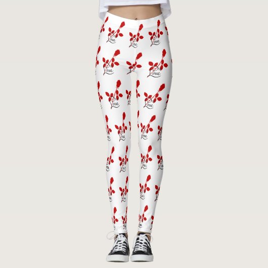 Love Leggings Roses (Devant)