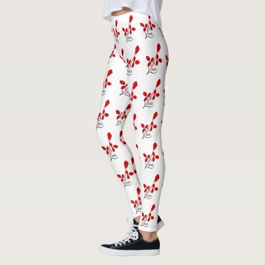 Love Leggings Roses (Gauche)
