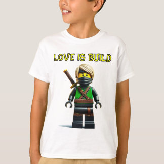 Love Lego Ninjas Builder Love T-shirt