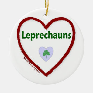Love Leprechauns Keramisch Ornament