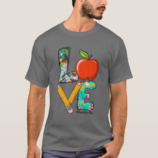 LOVE lerarenwaardering terug naar schoolleraar l T-shirt