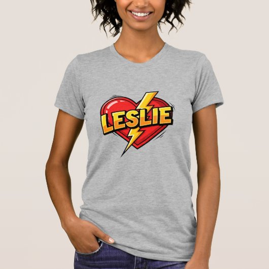 Love Leslie T-shirt (Voorkant)
