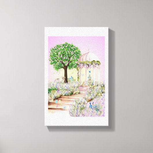 Love Letter Design - Love, Spring xxoo Canvas Afdruk (Voorkant)