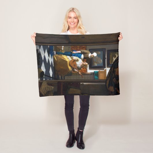 Love Letter, Johannes Vermeer Fleece Deken (In situ)