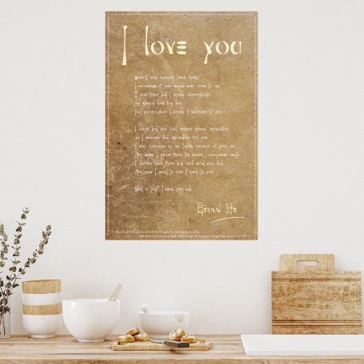 Love Letter Poster (Keuken)