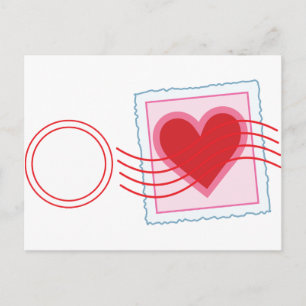 Love Letter Stamp Briefkaart