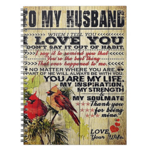 Love Letter to Husband Speciale uitgave bij Man Notitieboek