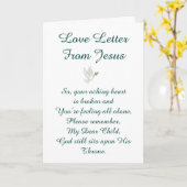 Love Letter van Jesus Kaart (Gele Bloem)