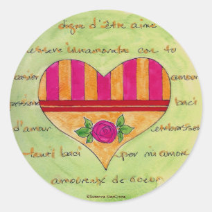 Love Letters & A Rose - Stickers