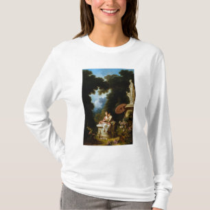 Love Letters van Jean Honore Fragonard T-shirt