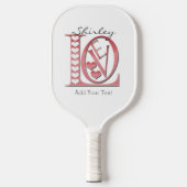 Love Letters with Hearts by Shirley Taylor Pickleball Paddle (Voorkant)