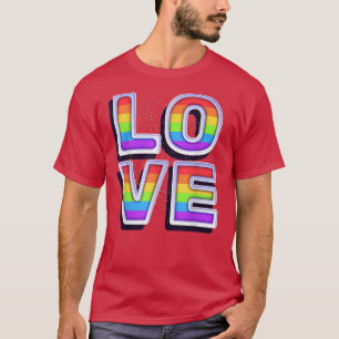 Love LGBT Rainbow Gay pride Mois T-shirt