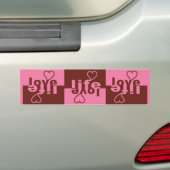 Love Life bumpersticker (Op auto)