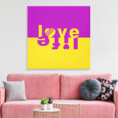 LOVE LIFE - impression de toile (Insitu(Salon))