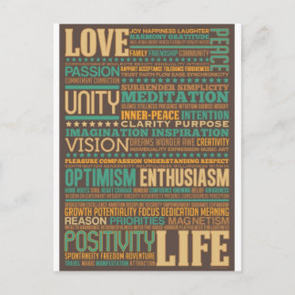 'Love Life' Inspirerende en motiverende producten Briefkaart