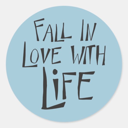 Love Life Motivational Attitude Stickers (Devant)