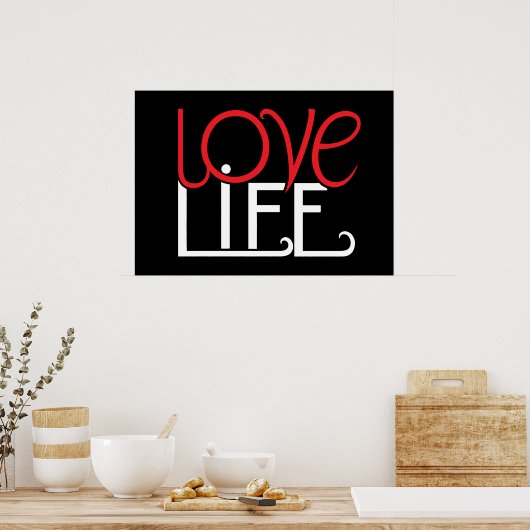 Love Life Poster (Keuken)