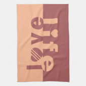LOVE LIFE serviettes à main (Vertical)