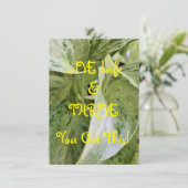 Love Life & Thrive Carte de voeux plate (Debout devant)