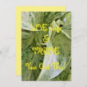 Love Life & Thrive Flat Wenskaart (Voorkant / Achterkant)