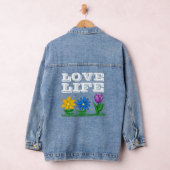 Love Life Zonnebloem Daisy Tulip Denim Jacket (Hangar)