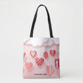 Love, Light & Gratitude Tote Bag for Everyday Joy (Devant)