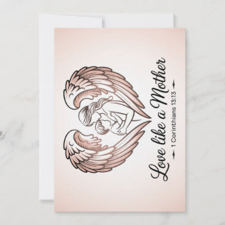 Love Like A Mother Mother's Day Christian Card Bedankkaart