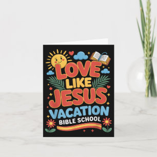 Love Like Jesus Vakantie Bijbelschool VBS 2025 Chr Kaart