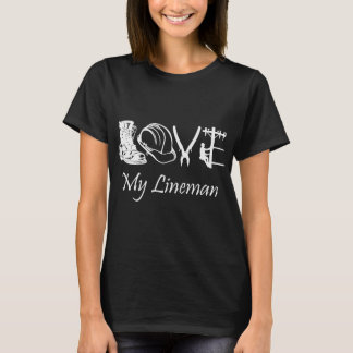 Love Lineman Electric Cable Lineman T-shirt
